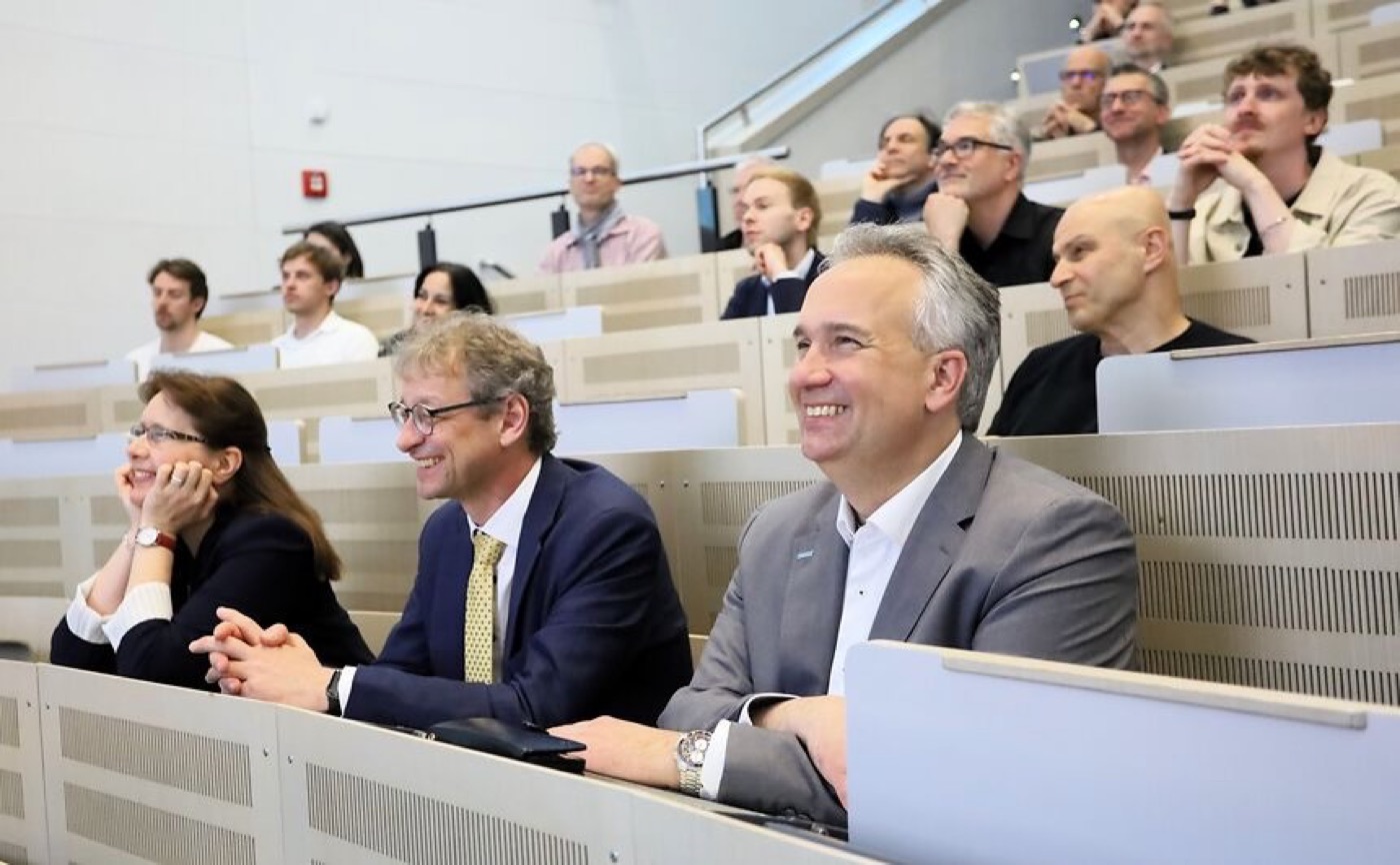 In the lecture hall